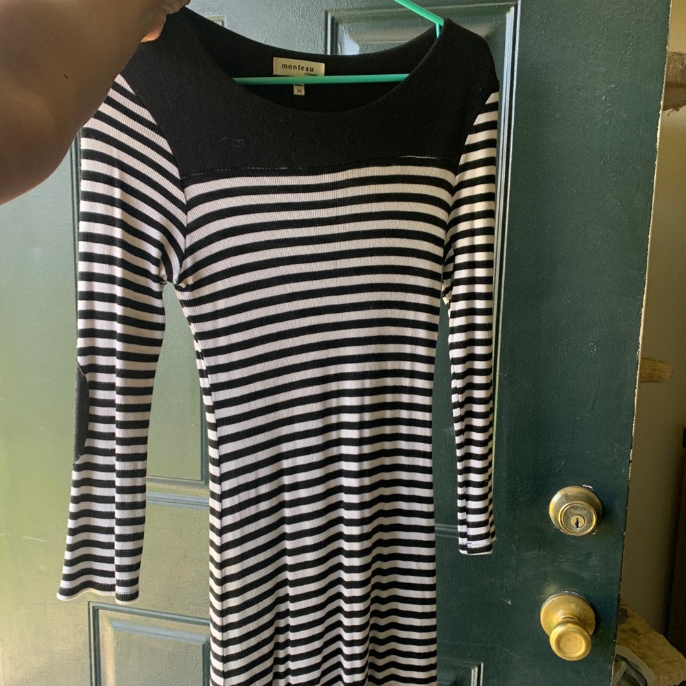 Stripped long sleeve dress - FREE with 👠 purchase